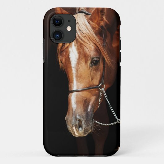 horseコレクション。iPad空気用のアラビアの赤いカバー Case-Mate iPhoneケース (裏面)