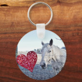 HORSEバレンタインハート キーホルダー (正面)
