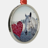 HORSEバレンタインハート メタルオーナメント (右)