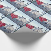 HORSEバレンタインハート ラッピングペーパー (角)