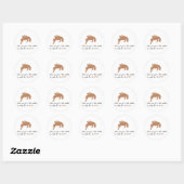 horse ラウンドシール (シート)