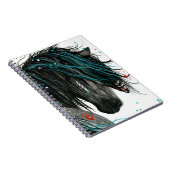 Horse 威厳のある by Bihrle 6.5 x 8.75インチノートブック ノートブック (右側)