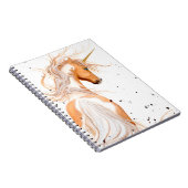 Horse 威厳のある by Bihrle 6.5 x 8.75インチノートブック ノートブック (右側)