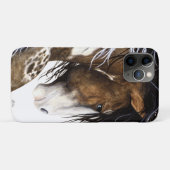 Horse 威厳のある by Bihrle iPhone Case Case-Mate iPhoneケース (裏面(横))