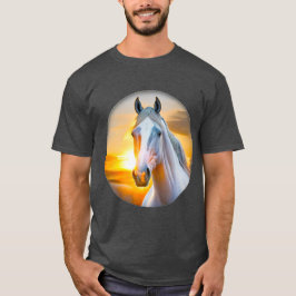 Horse 絵を描 01 Tシャツ