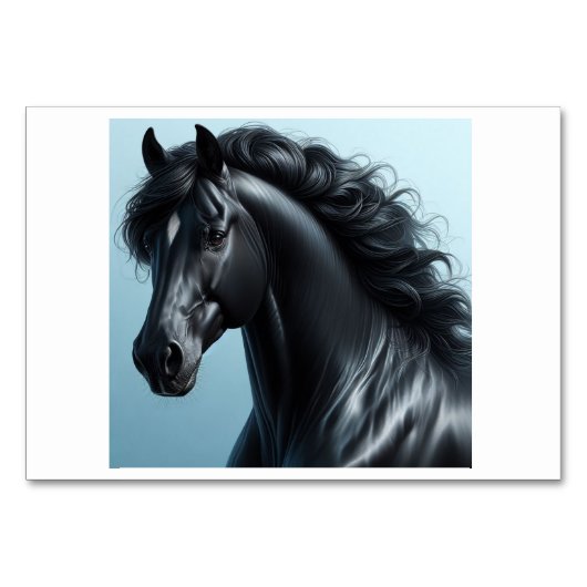 Horse (馬 / うま) – フラッ日本のシュカード テーブルナンバー (正面)