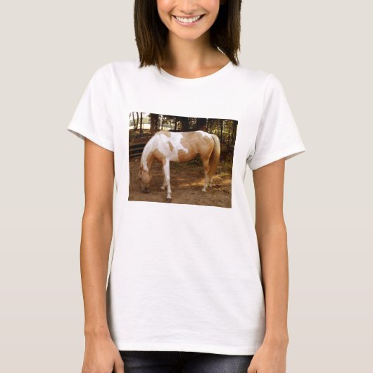 Horse 3，レディースシャツ tシャツ (正面)