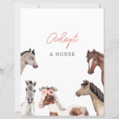 Horse Adoption Station Sign  (正面)