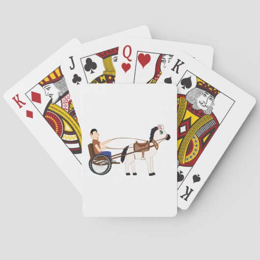 Horse And Buggy Playing Cards トランプ (裏面)