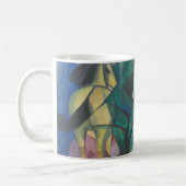 Horse and Eagle by Franz Marc, Cubism Artヴィンテージ コーヒーマグカップ (左)