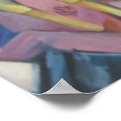 Horse and Eagle by Franz Marc, Cubism Artヴィンテージ ポスター (角)