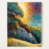 Horse and Flowers in a colorful meadow プランナー手帳 (裏面)