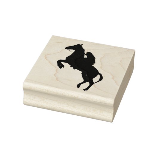 Horse and Rider ラバースタンプ (スタンプ)