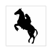 Horse and Rider ラバースタンプ (インプリント)