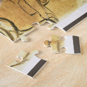 Horse and Rider by Edgar Degas,ヴィンテージ勉強アート ジグソーパズル (側面)