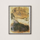 Horse and Rider by Edgar Degas,ヴィンテージ勉強アート ジグソーパズル (縦)