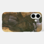 Horse and Rider by Edgar Degas,ヴィンテージ勉強アート Case-Mate iPhoneケース (裏面 (横))