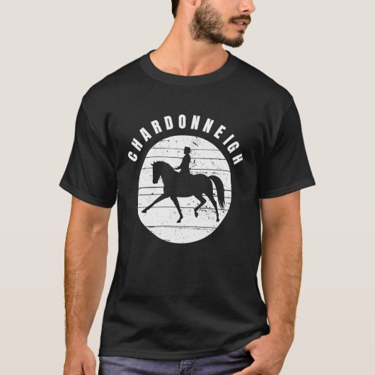 Horse and Wine    Chardonneigh Chardonnay Tシャツ (正面)
