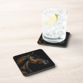 Horse Animal Portrait | Horse Cork Coaster コースター (右側)