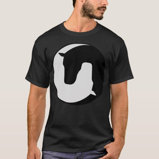 horse animals rodeo tシャツ (正面)
