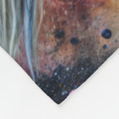 Horse Art フリースブランケット (角)