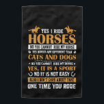 Horse Art Yes I Ride Horses ガーデンフラッグ<br><div class="desc">Horse Art Yes I Ride Horses</div>