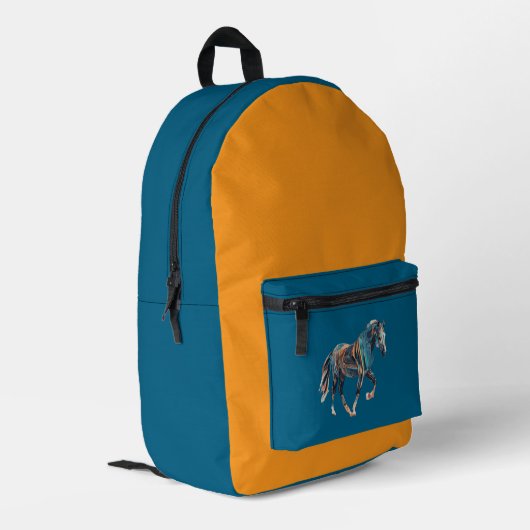 Horse Backpack/Bag プリントバックパック (裏面左端)