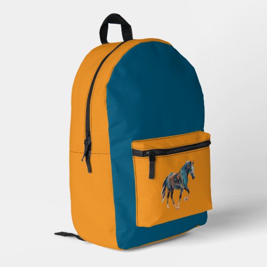 Horse Backpack/Bag プリントバックパック (裏面左端)