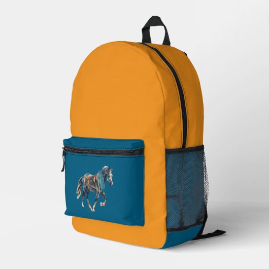 Horse Backpack/Bag プリントバックパック (裏面右端)