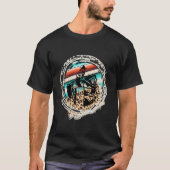 Horse Barrel Racing Serape Leopard Tシャツ (正面)