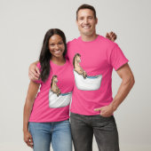 Horse Bathe Bathtub friend Tシャツ (ユニセックス)