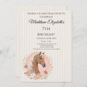 Horse Birthday 招待状 (正面/裏面)