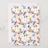 Horse Birthday Invitation 招待状 (裏面)