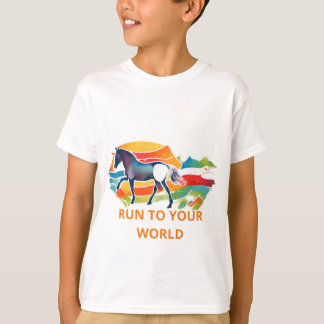 HORSE Boys' T-Shirts Tシャツ