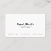 Horse Business Cards with QR Code 名刺 (裏面)