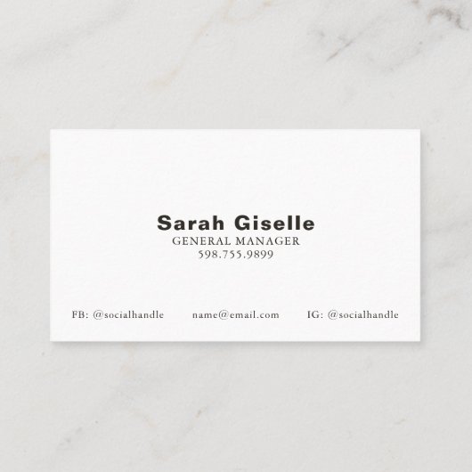 Horse Business Cards with QR Code 名刺 (裏面)