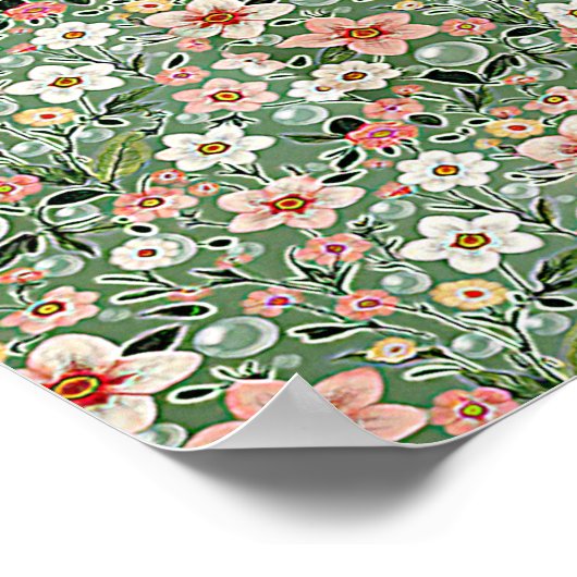 HORSE By A TREE STEREOGRAM 16" x 12", No Frame ポスター (角)