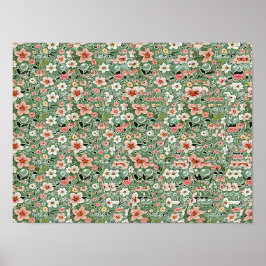 HORSE By A TREE STEREOGRAM 16" x 12", No Frame ポスター