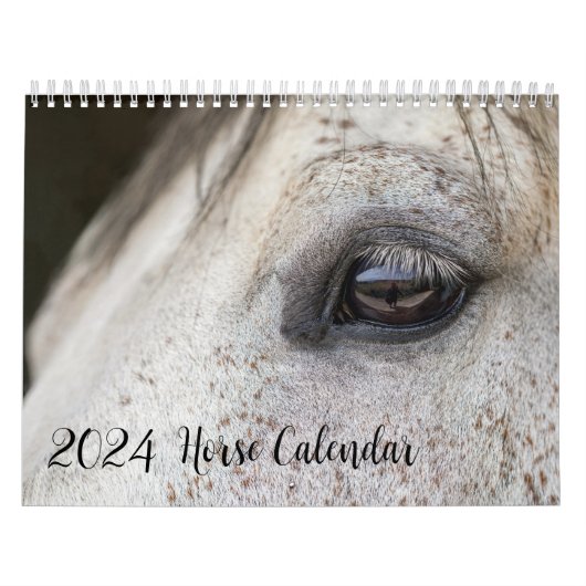 Horse Calendar 2024あなたの写真 カレンダー (カバー)