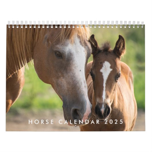 Horse Calendar 2025あなたの写真 カレンダー (カバー)