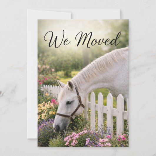 Horse Change of Address  シーズンカード (正面)