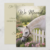 Horse Change of Address  シーズンカード (正面/裏面)