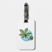 Horse Chestnut Leaf and Conker ラゲッジタグ (裏面縦)