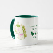 Horse Chinese New Year 2026 Cute Lucky Custom Mug  マグカップ (正面左)