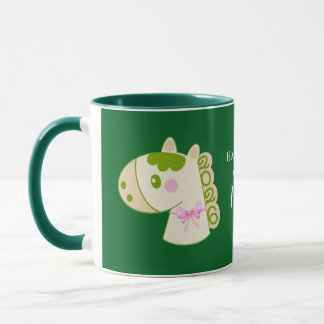 Horse Chinese New Year 2026 Cute Lucky Custom Mug マグカップ
