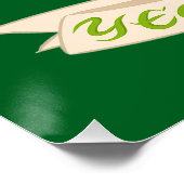 Horse Chinese New Year 2026 Cute Lucky Glossy  ポスター (コーナー)