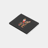 Horse Christmas Lights Led Funny Santa Hat Christm ポストイット (アングル)