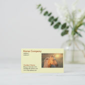 Horse Companyの名刺 名刺 (スタンド正面)