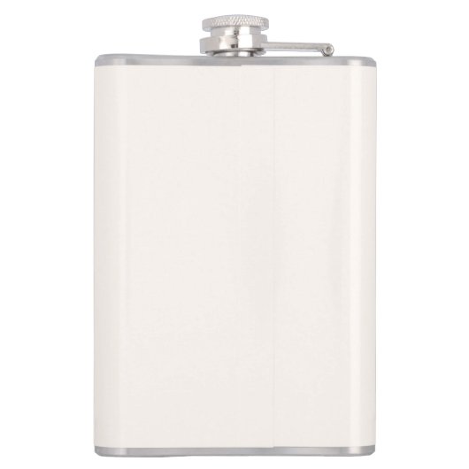 Horse Custom Name Equestrian Style Elegant フラスク (裏面)