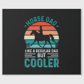 Horse Dad ラッピングペーパー (フラット)